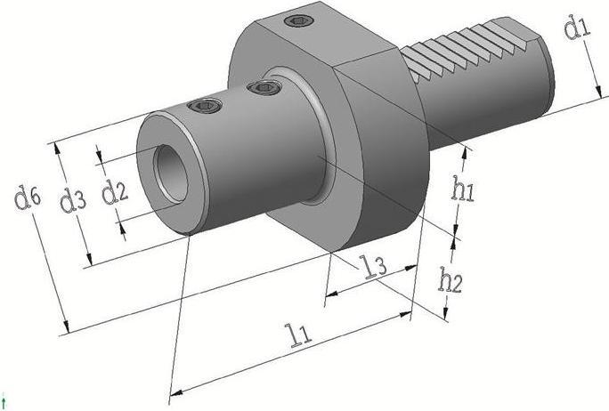 Actual product image Promat Tool holder E1 DIN 69880