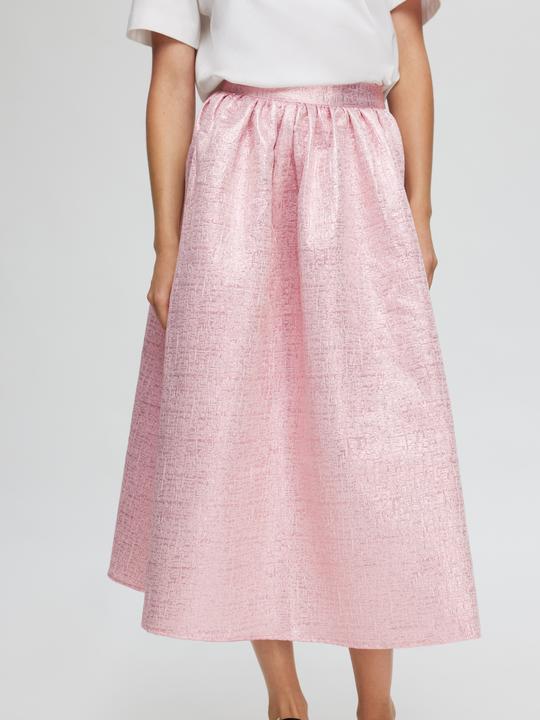 Produktbild Selected Femme Metallic Jacquard Maxirock (40)
