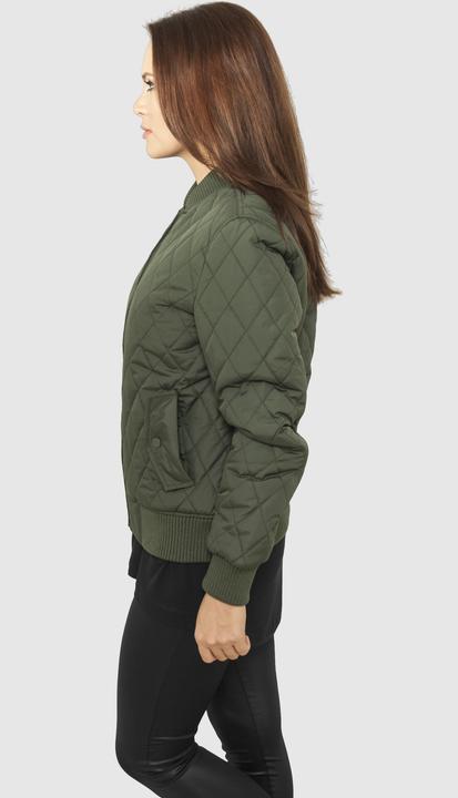 Actual product image Urban Classics Ladies Diamond Quilt Nylon Jacket (M)