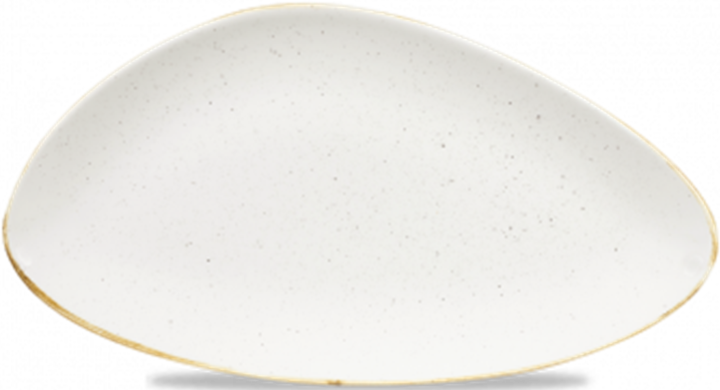 Immagine prodotto Churchill Piatto Triangolo Stonecast 35.5x18.8cm Orzo Bianco (1 x)