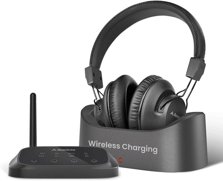 Image du produit Avantree Kabellose TV-Kopfhörer mit Lautstärke-Boost (Pas de réduction du bruit, 60 h, Sans fil)