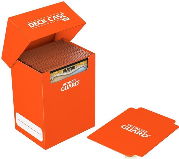Actual product image Ultimate Guard UGD010259 - Deck Case - for 80+ Cards, Standardsize, orange