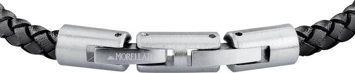 Immagine prodotto Morellato Elegante bracciale da uomo in pelle Moody SQH58 (21 cm, Acciaio inossidabile, Cuoio)