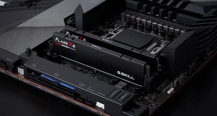 Productafbeelding G.Skill DDR5 PC 6000 CL32 KIT 32-GX2-FX5 MT/s (2 x 16GB, 6000 MHz, DDR5 RAM, DIMM 288 pin)