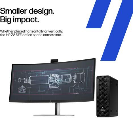 Actual product image HP Z2 SFF G1i (1000 GB, 32 GB, Intel Core Ultra 7 265K, RTX A400)