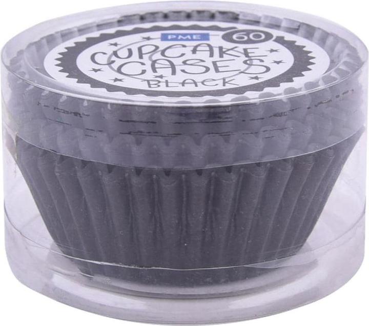 Produktbild PME Cupcake Backform Schwarz, 60 Stück (5.50 cm)