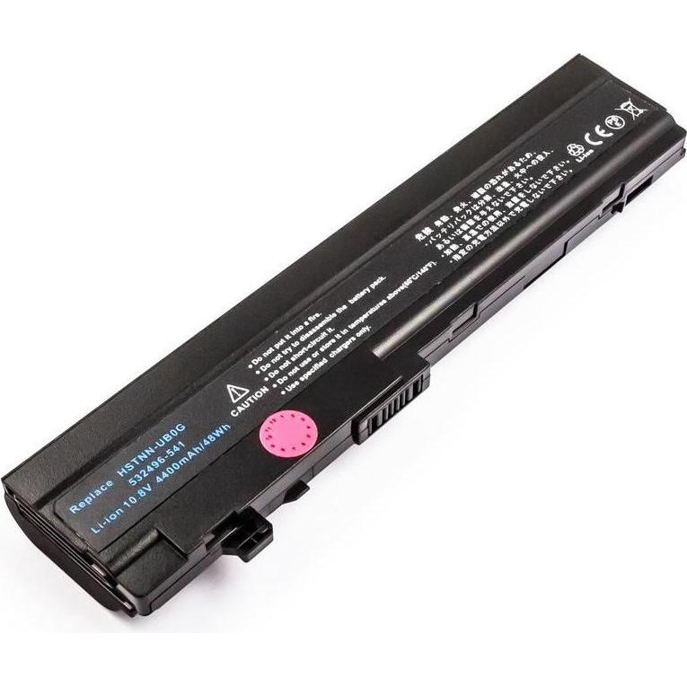 CoreParts Mbi2065 (6 Zellen, 4400 mAh), Notebook Akku, Schwarz