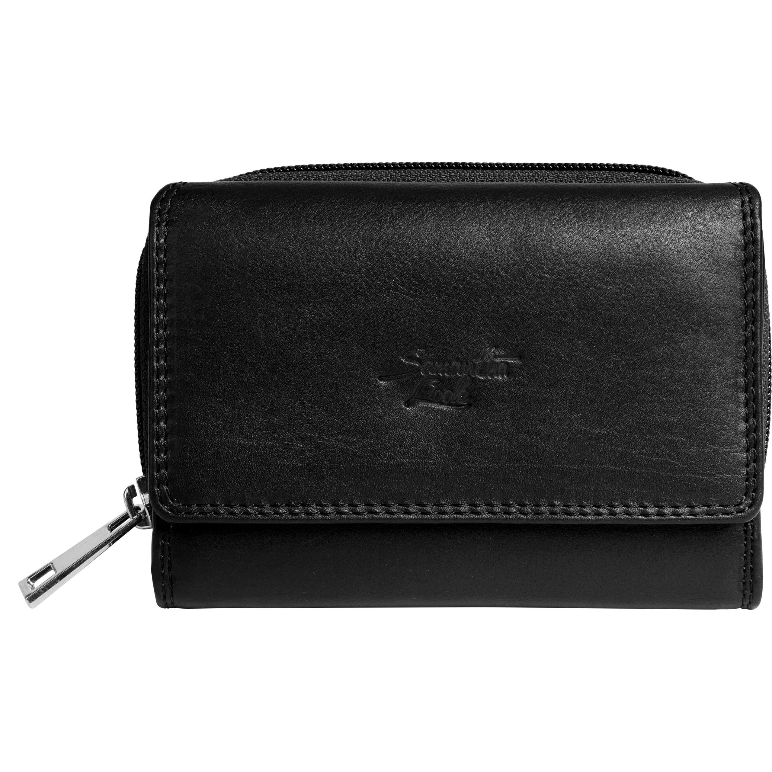 Samantha Look, Damen, Portemonnaie, Geldbörse, Schwarz