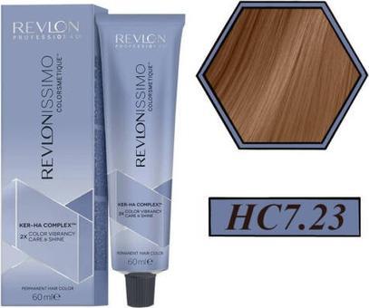 Actual product image Revlon Professional Colorsmetique HC 7.23 Medium Blonde Irisé Gold (Medium blonde iridescent gold)