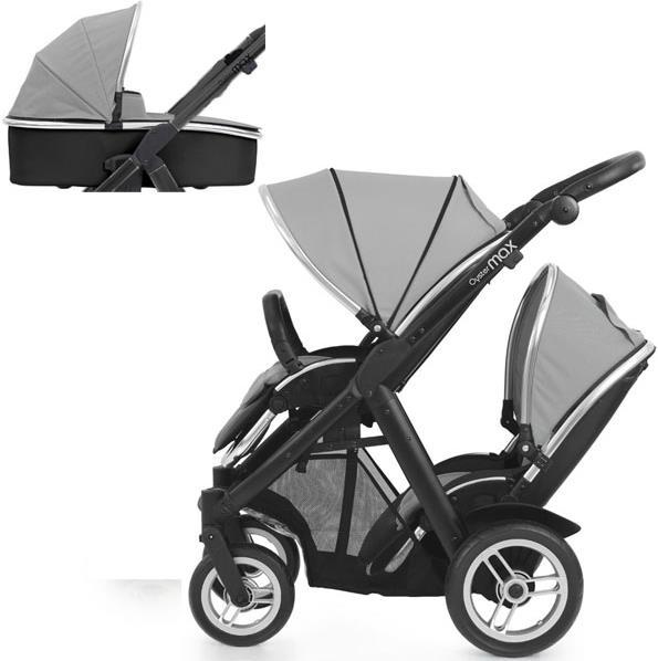 Image du produit Baby Style Poussette Oyster Max Double incl.nacelle noir grey