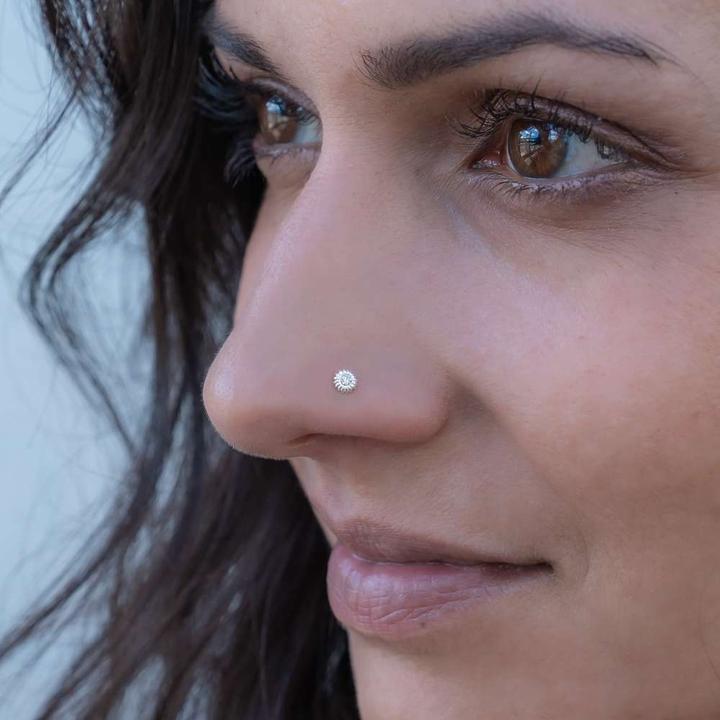 Immagine prodotto Bijouteria Piercing per naso (Argento 925, Vetro (di orologio))