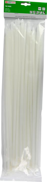 Actual product image ProPlus Cable ties 7.8 x 450 mm 50 pieces white (Plastic cable ties, 450 mm, 50 pcs.)