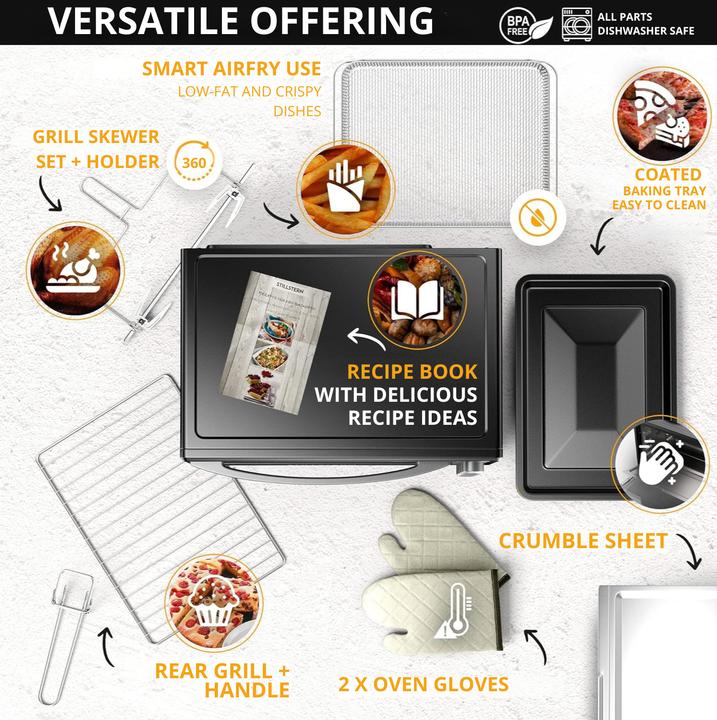 Image du produit Stillstern Mini-four à convection 60L