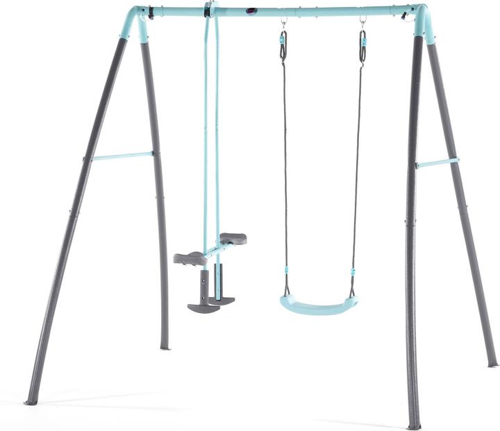 Actual product image Plum Premium metal swing set with mist spray function