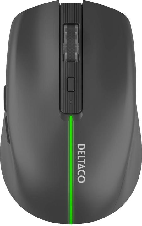 Immagine prodotto Deltaco Wireless Mouse - Gaming Mus - Optisk - 6 knapper - Sort (Senza fili)