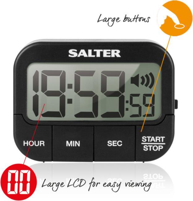 Actual product image Salter 355 BKXCDUEU16 Loud Beeper ElectronicTimer