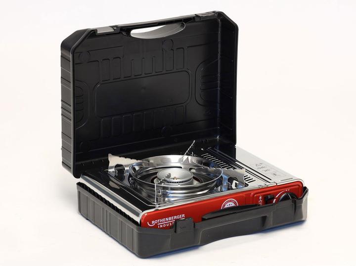 Produktbild Rothenberger Industrial Gas Camping Kocher Deluxe RS 220 1500004233 Edelstahl