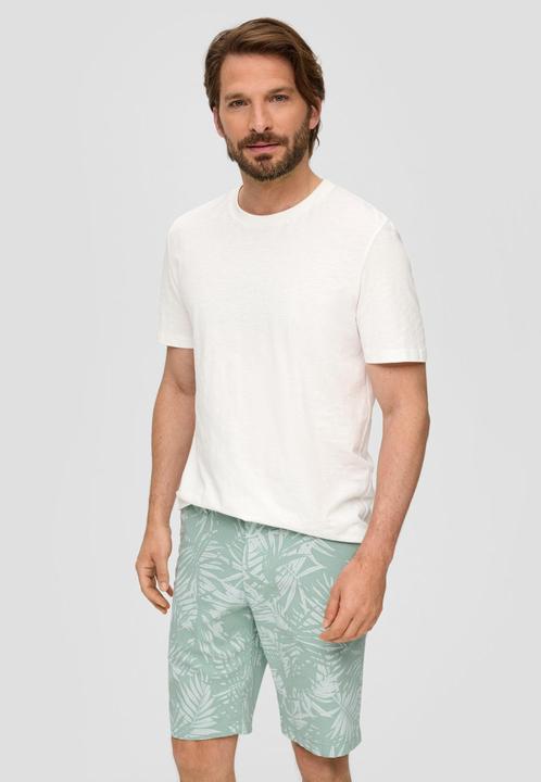 Actual product image S.Oliver Bermuda Bermuda mit All-over-Print aus Baumwoll-Stretch (30)