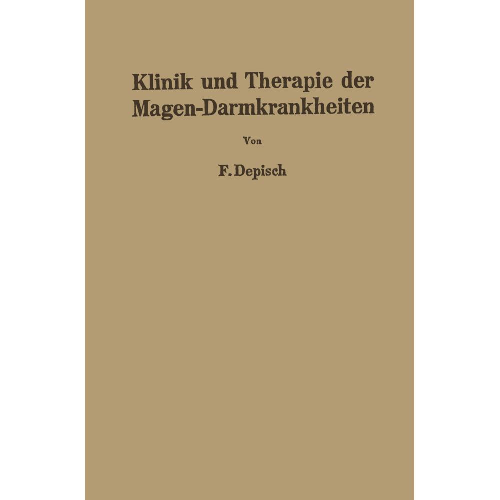 Klinik und Therapie der Magen-Darmkrankheiten, Fachbücher