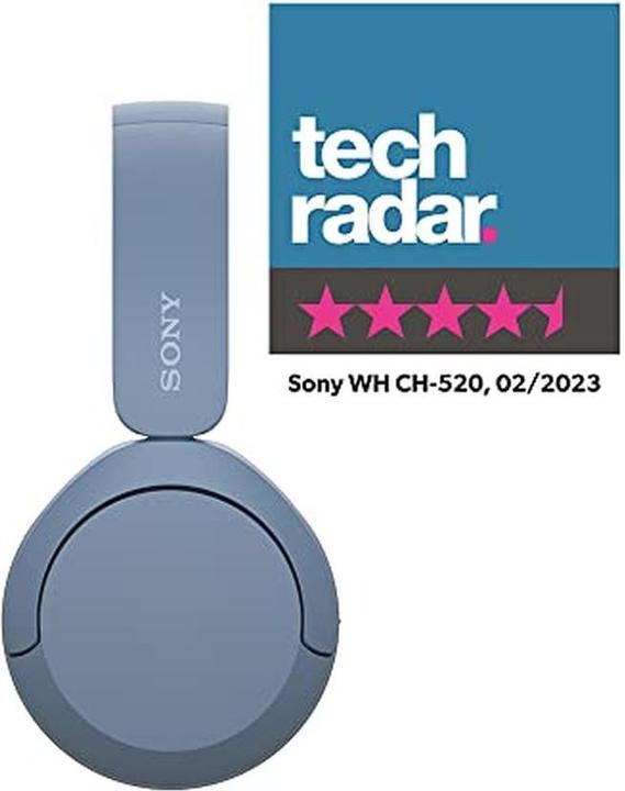 Productafbeelding Sony WH-CH520 (Geen ruisonderdrukking, 50 h, Draadloze)