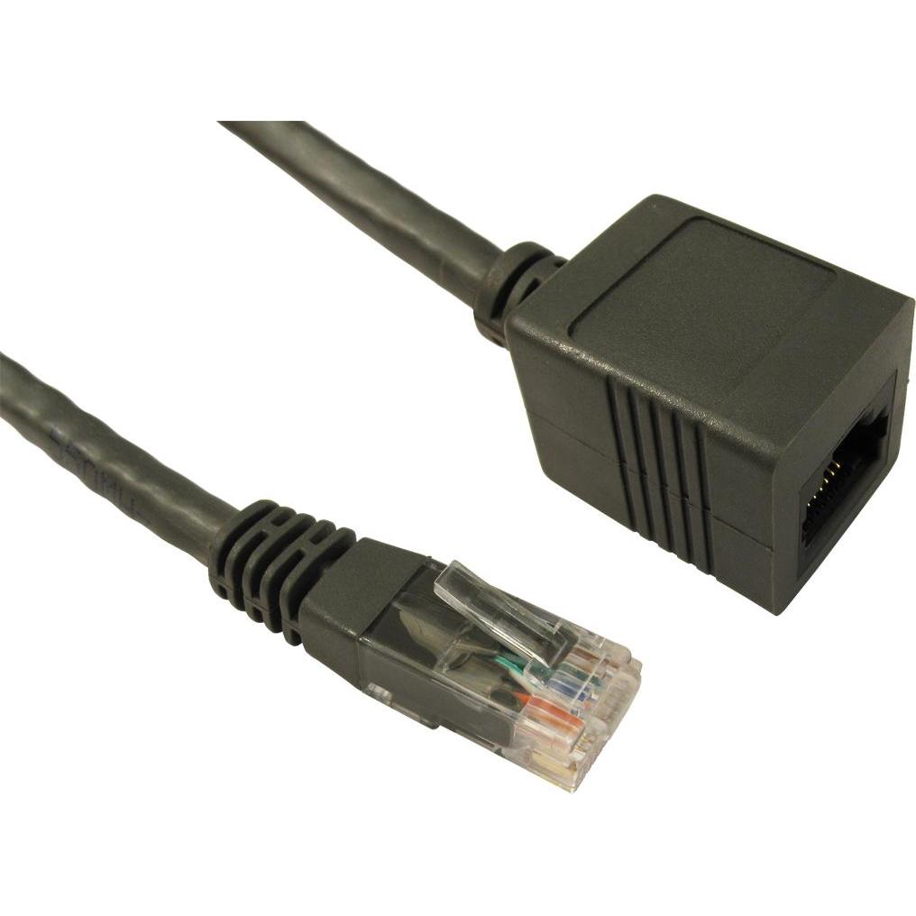 Cables Direct CDL 2m Cat6 Extension Patch Cable (2 m), Netzwerkkabel