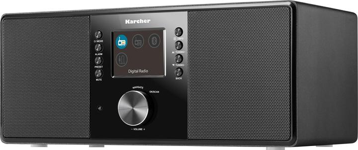 Produktbild Kärcher Karcher DAB 5000+ Digitalradio (DAB+ / UKW-RDS, AUX-IN, Bluetooth, Wecker mit Dual-Alarm) schwarz (UKW, DAB+, Bluetooth)