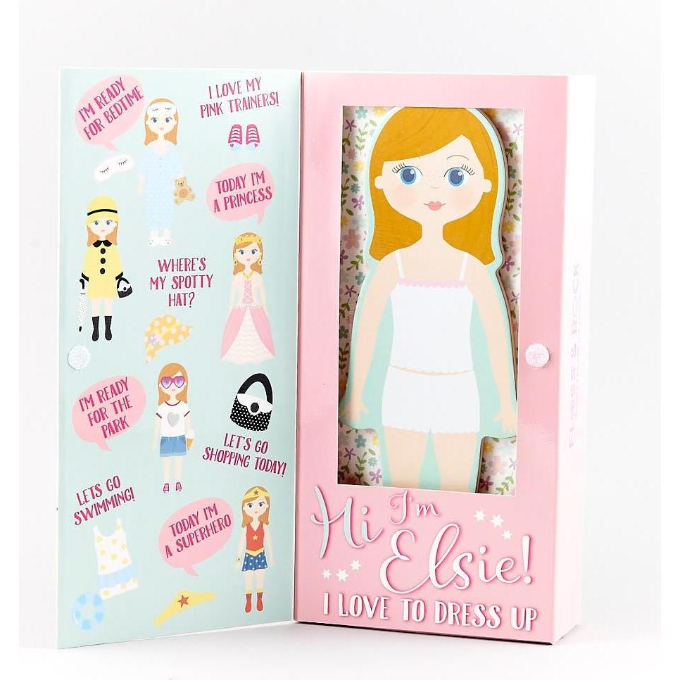 ‎Floss & Rock FLOSS & ROCK Elsie Magnetic Dress up Doll - 36P2683