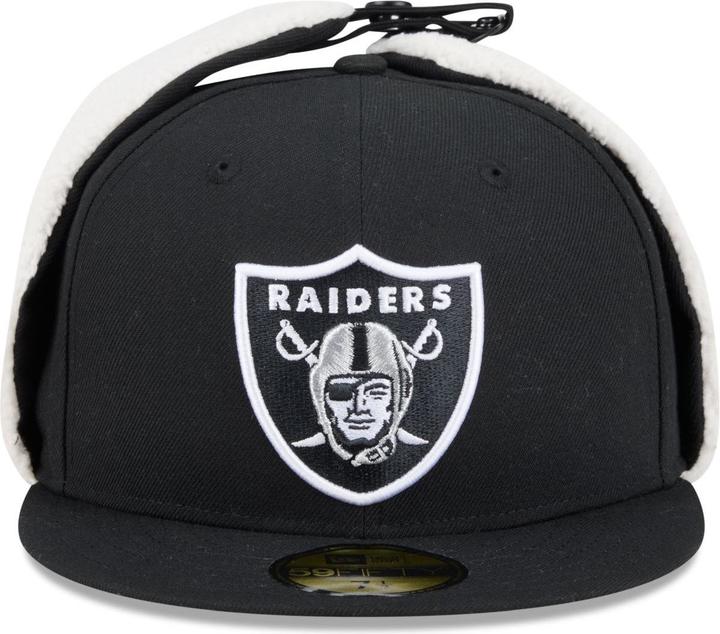 Actual product image New Era 59Fifty DOG EAR Winter Cap Las Vegas Raiders - 7 5/8 (7 5/8)