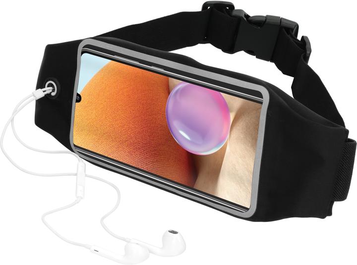 Actual product image Mobiparts Comfort Fit Sport Belt Samsung Galaxy A32 4G/5G(2021) Black