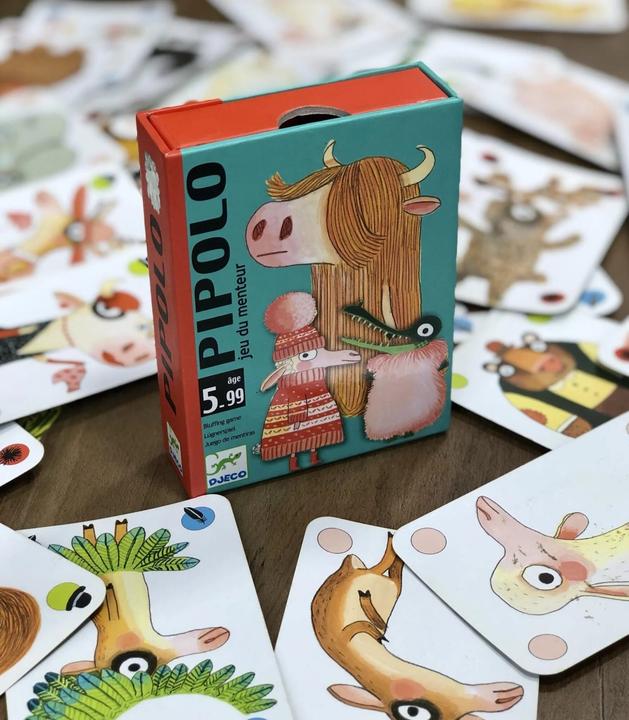 Actual product image Djeco Pipolo card game (mult) (French, German, 2 - 4 Players)