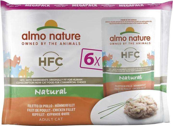 Image du produit Almo Nature Filet de poulet classique (Adulte, 6 pcs, 330 g)