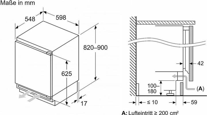 Produktbild Siemens SIEM Unterbau-Kühlautomat (134 l)
