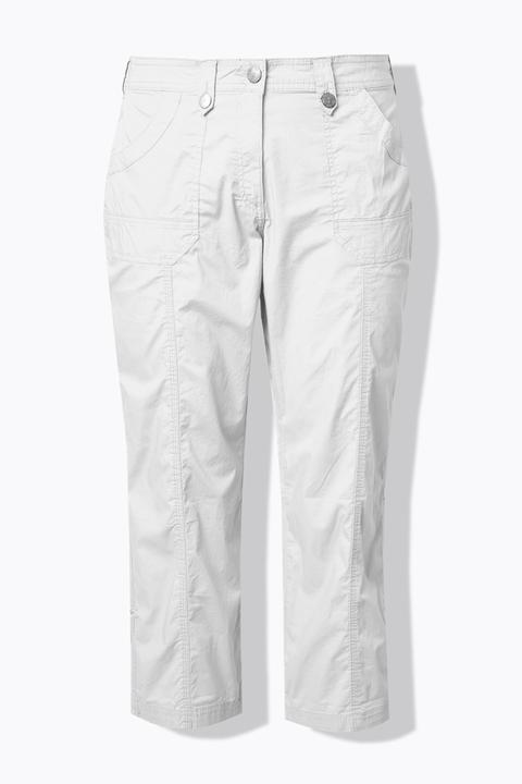 Actual product image Ulla Popken Roll-Tab Hem Stretch Cargo Pants (58)