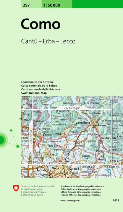 Produktbild Landeskarte der Schweiz 1 : 50'000
