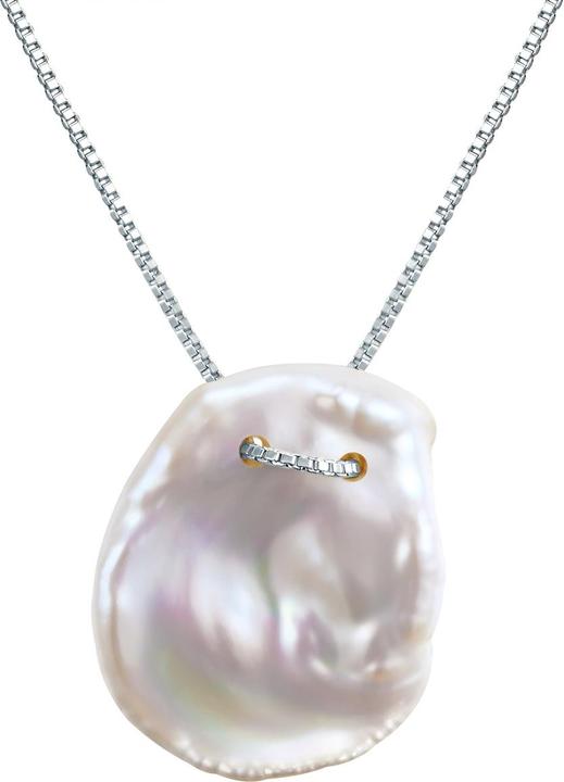 Produktbild Valero Pearls Damen Sterling Silber Süsswasser-Zuchtperle silber 45,0 cm - 28641 (-, Sterling Silber 925, 45 cm)