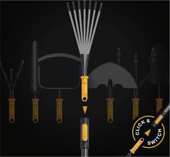 Actual product image Fiskars Small fan broom OneClick