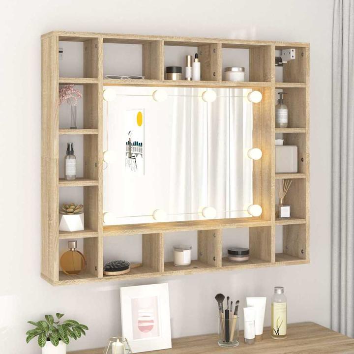 Produktbild vidaXL Spiegelschrank (91 x 15 x 76.50 cm)