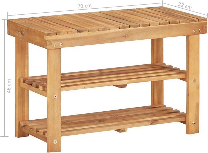 vidaXL Callahan (70 x 70 x 46 cm)