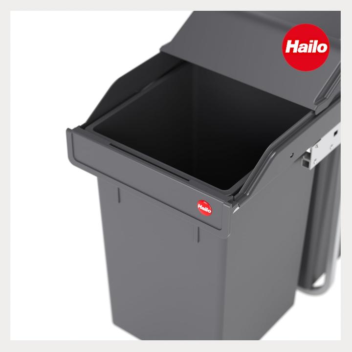 Produktbild Hailo Einbau-Abfallsammler 2x7+15L für Schränke ab 30cm (29 l)