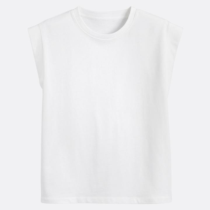 Actual product image La Redoute Collections Ärmelloses Top mit rundem Ausschnitt (L)