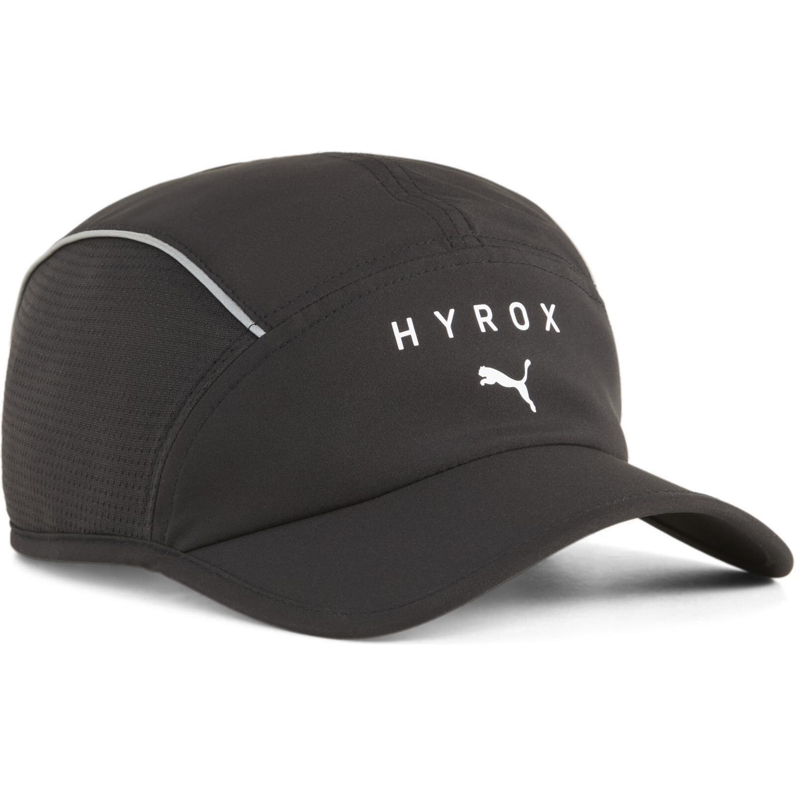 Puma, Herren, Cap, HYROX SHORT VISOR 5 Panel Cap, Schwarz