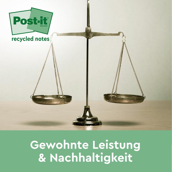 Actual product image Post-it Recycling Z-Notes (76 x 76 mm)