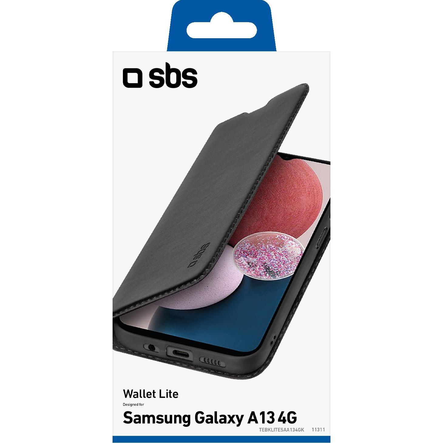 Thumbnail - SBS Wallet Lite (Samsung Galaxy A13), Smartphone Hülle, Schwarz