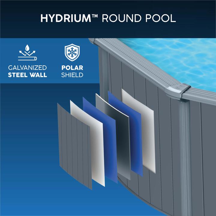 Image du produit Bestway Hydrium Oval Pool Set 730x360x130cm (730 x 360 x 130 cm)