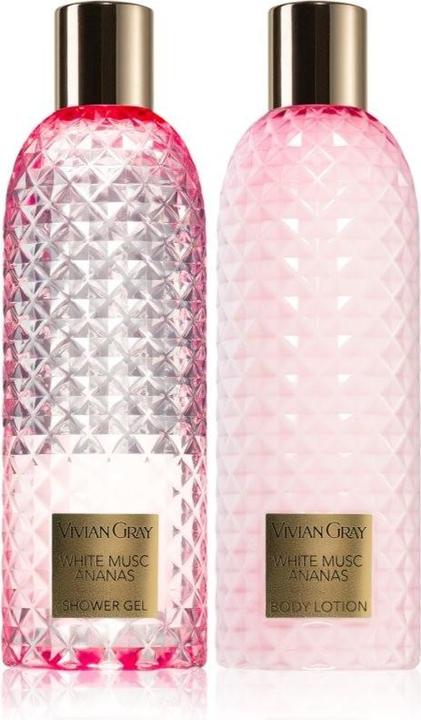 Produktbild Vivian Gray Cosmetic set White Musc & Pineapple (Shower Gel & Body Lotion) (Körperpflegeset)