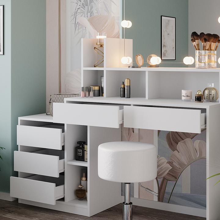 Produktbild Vicco Anja mit Hocker und Beleuchtung (140 x 40 x 115 cm)