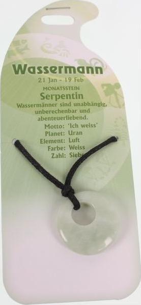 Actual product image Roost Necklace Aquarius G259 Serpentine (Serpentine)