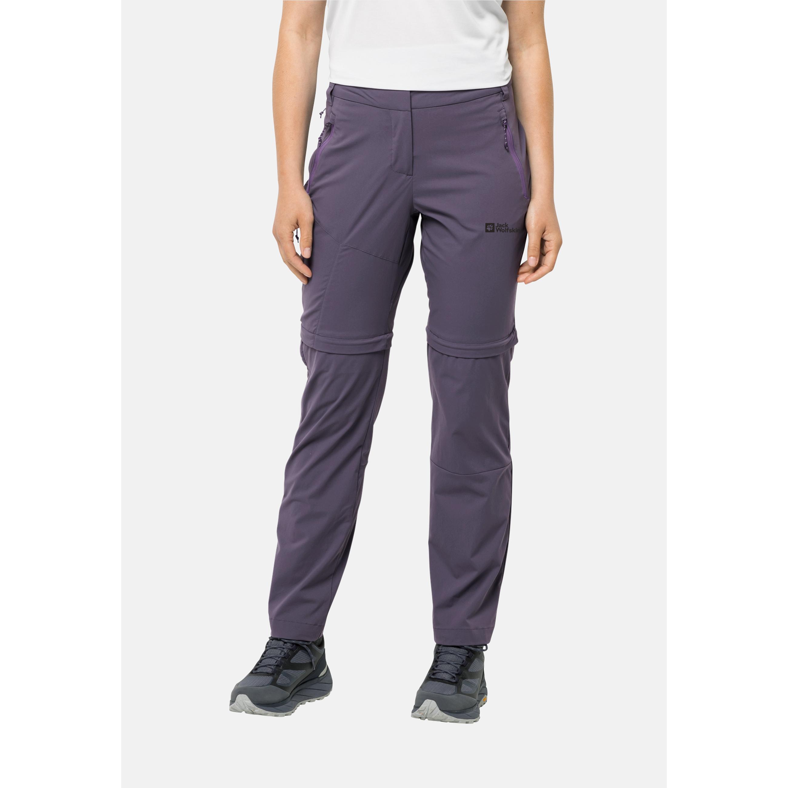 Thumbnail - Jack Wolfskin, Damen, Outdoorhose, Glastal Zip Away Pants W (36), Violett, 36
