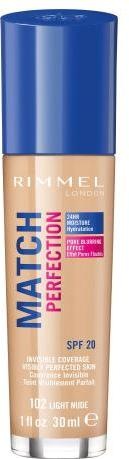 Image du produit Rimmel London Match Perfection SPF20 (102 Nu léger)