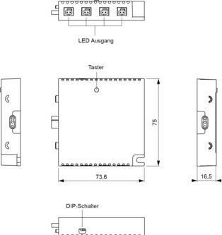 Immagine prodotto L&S Steuerungsmodul 1-Kanal Mec Driver 12 / 24 V Funk/ZigBee